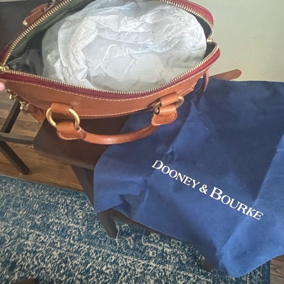 Dooney & Bourke Florentine Cameron Satchel - Natural - Picture 6 of 7